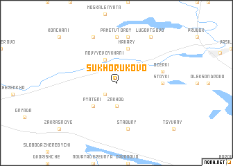 map of Sukhorukovo