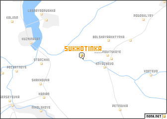 map of Sukhotinka