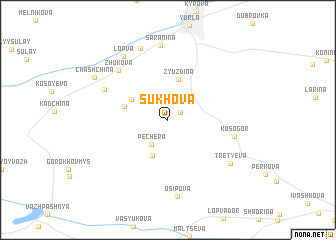 map of (( Sukhova ))