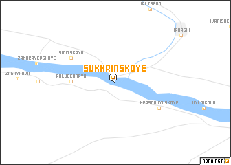 map of Sukhrinskoye
