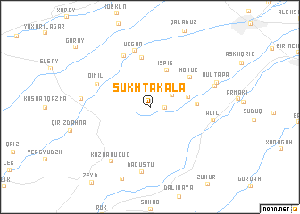 map of Sukhtakala