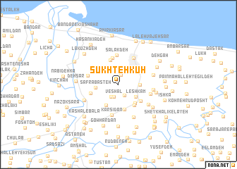 map of Sūkhteh Kūh