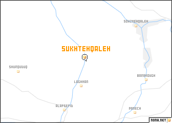 map of Sūkhteh Qal‘eh