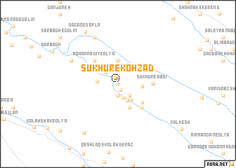 map of Sūkhūr-e Kohzād