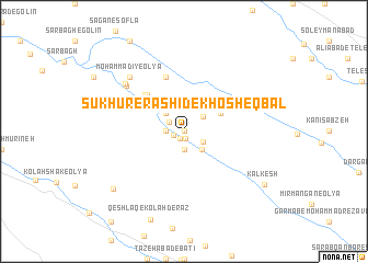 map of Sūkhūr-e Rashīd-e Khosh Eqbāl