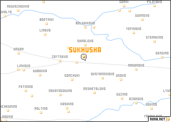 map of Sukhusha