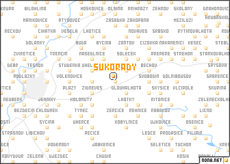 map of Sukorady