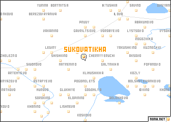 map of Sukovatikha