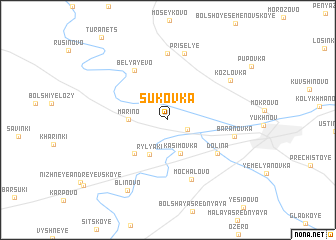 map of Sukovka