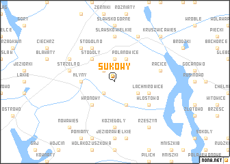 map of Sukowy
