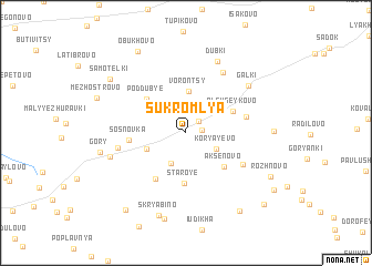 map of Sukromlya