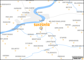 map of Sukromna