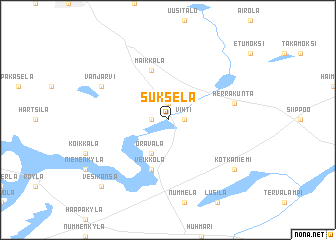 map of Suksela
