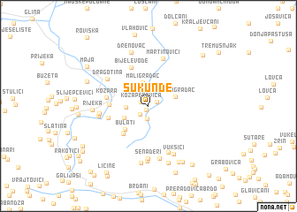 map of Šukunde