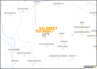 map of Şūlābast