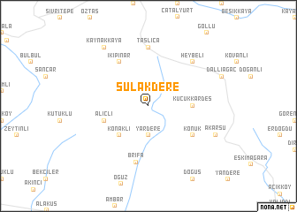 map of Sulakdere