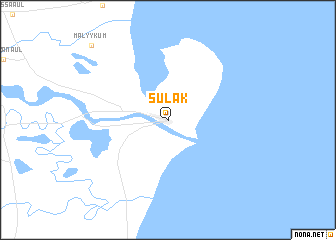 map of Sulak