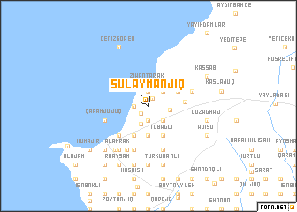 map of Sulaymānjiq