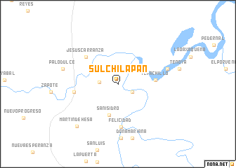 map of Sulchilapan