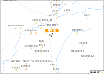 map of Sūldān