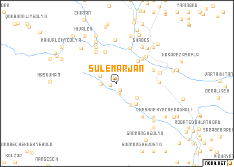 map of Sūl-e Marjān