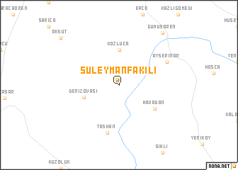 map of Süleymanfakılı
