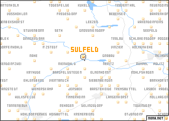map of Sülfeld