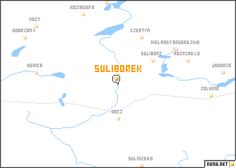 map of Suliborek