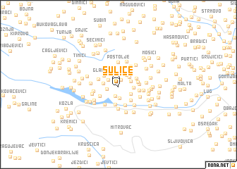 map of Sulice