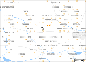 map of Sulisław