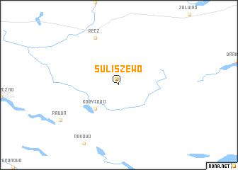 map of Suliszewo