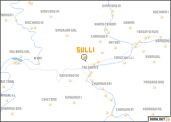 map of Sŭl-li