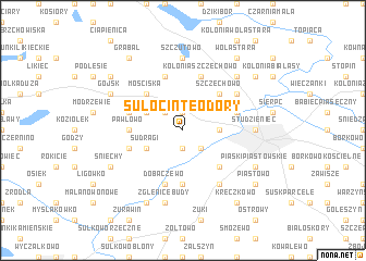 map of Sułocin Teodory