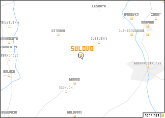 map of Sulovo