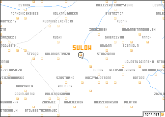 map of Sułów