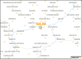 map of Sułów