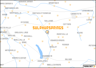 map of Sulphur Springs