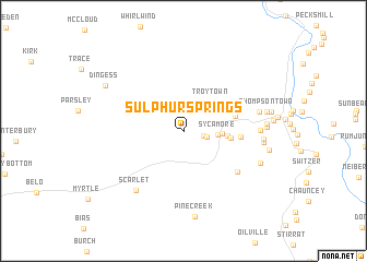 map of Sulphur Springs