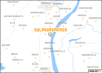 map of Sulphur Springs