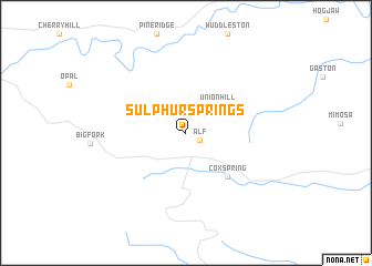 map of Sulphur Springs