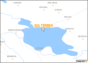 map of Sultan-Bek