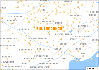 map of Sultān Dahān
