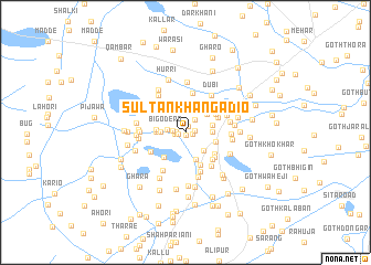 map of Sultān Khān Gādio