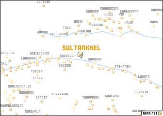 map of Sultān Khel