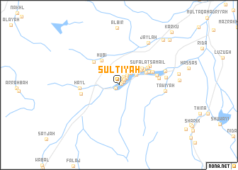 map of Şulţīyah