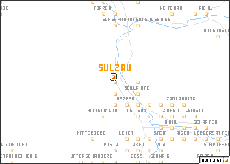 map of Sulzau