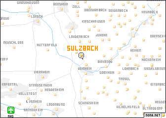 map of Sulzbach