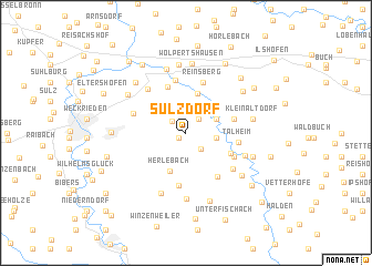 map of Sulzdorf