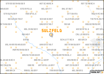 map of Sülzfeld