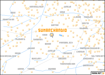 map of Sumar Chāndio